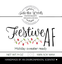 Load image into Gallery viewer, Festive AF 🧝🎁 - select size &amp; wick type
