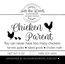 Load image into Gallery viewer, Chicken Parent 🐔 harvest apples, fresh cut daisy &amp; chicken math
