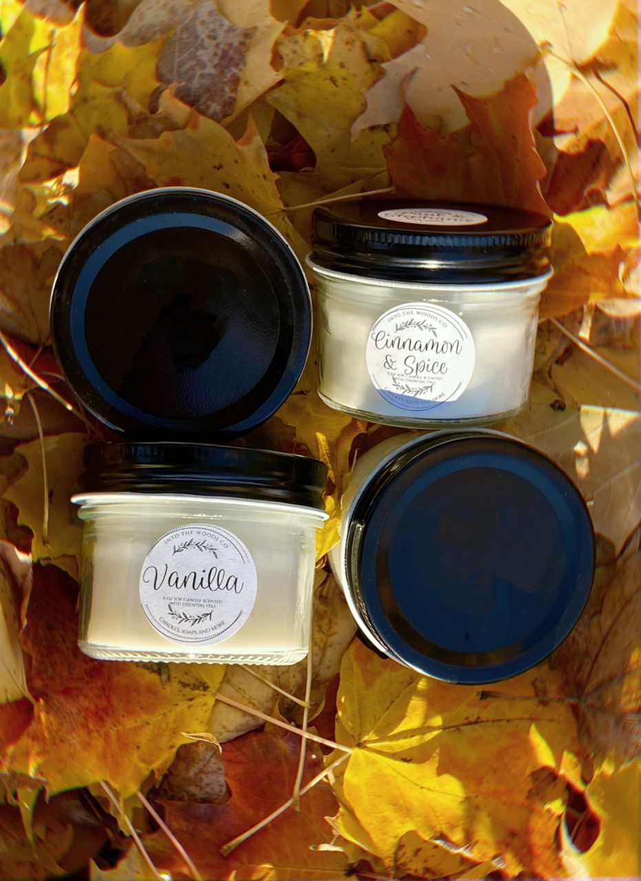 Small Container Candle 4oz - select scent from drop down menu